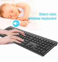 KEYBOARD WRL SLIM 2.4G+BT US/KB-WPS-03 GEMBIRD – pilt 6