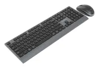 KEYBOARD +MOUSE WRL CYRILLIC/BK KBS-WPS-02-CYRL GEMBIRD – pilt 2