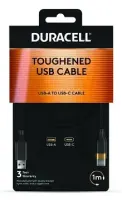 Duracell DRU5011A USB-kaabel 1 m USB A USB C Must – pilt 2