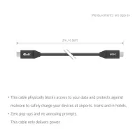 CLUB3D CAC-2506 USB-kaabel 2 m USB C 0 Gbit/s 240 W Must – pilt 5