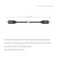 CLUB3D CAC-2506 USB-kaabel 2 m USB C 0 Gbit/s 240 W Must – pilt 8