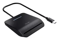 Trust Primo kiipkaardilugeja Hoonesisene USB USB tüüp-C Must