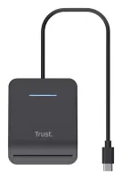 Trust Primo kiipkaardilugeja Hoonesisene USB USB tüüp-C Must – pilt 3