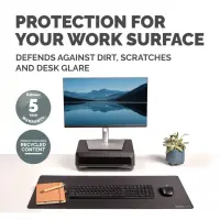 Fellowes (New) Breyta Desk Mat Black lauamatt Must