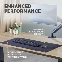 Fellowes (New) Breyta Desk Mat Black lauamatt Must – pilt 2