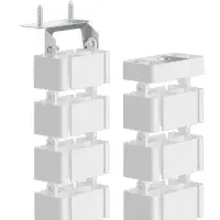 Fellowes 100136872 juhtmete organisaator Laud Kaabliümbris Valge 1 tk