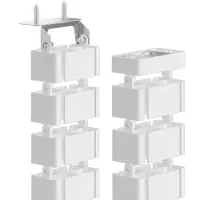 Fellowes 100136872 juhtmete organisaator Laud Kaabliümbris Valge 1 tk – pilt 2