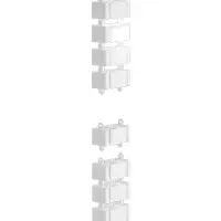 Fellowes 100136872 juhtmete organisaator Laud Kaabliümbris Valge 1 tk – pilt 3