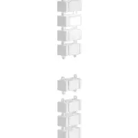 Fellowes 100136872 juhtmete organisaator Laud Kaabliümbris Valge 1 tk – pilt 6