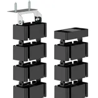 Fellowes 100136871 juhtmete organisaator Laud Kaabliümbris Must 1 tk – pilt 2