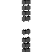 Fellowes 100136871 juhtmete organisaator Laud Kaabliümbris Must 1 tk – pilt 3
