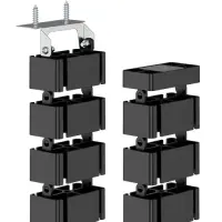 Fellowes 100136871 juhtmete organisaator Laud Kaabliümbris Must 1 tk – pilt 5