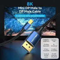 CABLE MINI DP TO DP 2M/BLUE HCFLH VENTION – pilt 7