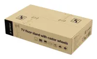 TV SET ACC FLOOR STAND 37-75"/BLACK TVS-75S-02 GEMBIRD