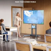 TV SET ACC MOBILE STAND/32-75"/GRAPHITE TS1571-G ONKRON – pilt 5