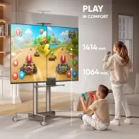 TV SET ACC MOBILE STAND/32-75"/CHAMPAGNE TS1571-C ONKRON – pilt 8