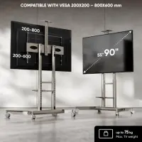 TV SET ACC MOBILE STAND/55-90"/CHAMPAGNE TS1871-C ONKRON – pilt 2