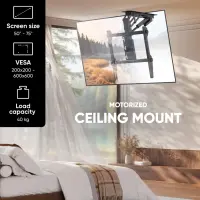 TV SET ACC CEILING MOUNT/50-75" BLACK N3LE-B ONKRON – pilt 2