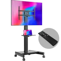 TV SET ACC MOBILE STAND/43-75"/BLACK TS1552E-B ONKRON – pilt 3