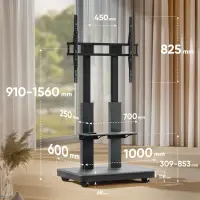 TV SET ACC MOBILE STAND/50-120/BLACK TS2811E-B ONKRON