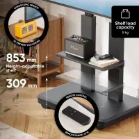 TV SET ACC MOBILE STAND/50-120/BLACK TS2811E-B ONKRON – pilt 6