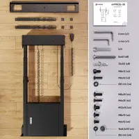 TV SET ACC FLOOR STAND /55-100/BLACK FPRO2L-30-B ONKRON – pilt 2