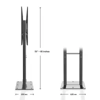 TV SET ACC MOBILE STAND/55-100/BLACK FPRO2L-20-B ONKRON – pilt 11