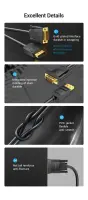 CABLE DP TO VGA 2M/BLACK HBLBH VENTION – pilt 16