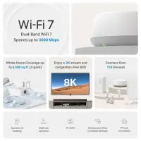 Wireless Router|TP-LINK|Wireless Router|3600 Mbps|Mesh|DECOBE22(1-PACK)