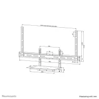 Neomounts AV45-500BL telerikinnituse tarvik – pilt 6