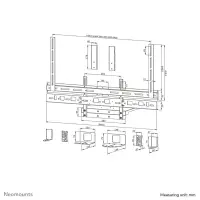 Neomounts AV60-500BL telerikinnituse tarvik – pilt 2