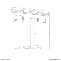 Neomounts AV80-500BL telerikinnituse tarvik – pilt 19