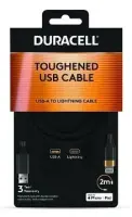 Duracell DRU5022A valguskaabel 2 m Must – pilt 2