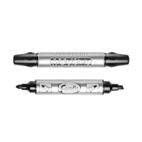 Permanentne marker FOROFIS kahe otsaga 1-5mm/3,0mm must