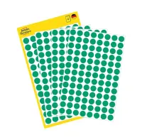 Kleebisetikett AVERY Zweckform Q8mm roheline 416 tk (3012)
