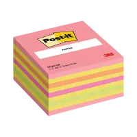 Märkmekuup 76x76mm POST-IT 2028NP roosad neoontoonid 450 lehte