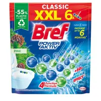 WC värskendaja BREF Power Active Pine 6x50g klambriga