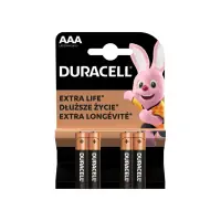 Patareid AAA DURACELL Alkaline 1,5V 4tk