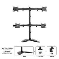 MONITOR ACC DESK MOUNT 10-27&amp;quot;/NM-D335D4BLACK NEOMOUNTS