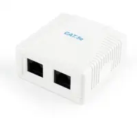 CABLE ACC MOUNT BOX 2XCAT5E/NCAC-2U5E-01 GEMBIRD