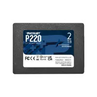 SSD PATRIOT P220 2TB SATA Write speed 500 MBytes/sec Read speed 550 MBytes/sec 2,5" TBW 960 TB…