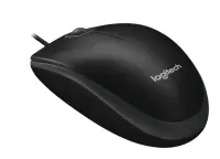 Logitech B100 Wired Mouse, USB Type-A, Optical, 800 DPI, Black