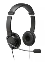Kensington Classic Wired Headset, USB-A, Black