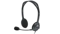 Logitech H111 Stereo Wired Headset, 3.5mm jack, Black