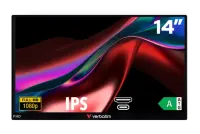 Verbatim 49590 Portable Monitor LIGHT 14'' IPS FHD 1920x1080 6ms 250cd/m2 60Hz, Black