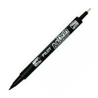 Permanentne marker kahe otsaga PILOT BeGreen Twin 0,8-2,0mm must
