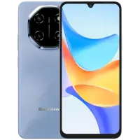 Blackview SHARK 6 5G 6.88inch FHD 1640x720 IPS LCD 120Hz 4+128GB Unisoc T8100 octa-core up to 2.2GHz Cam 13MP Front 8MP / 16+2MP Rear Battery 5000mAh Type-C Dual SIM SD card slots Android 15 Glacier Blue