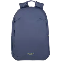 The Laser backpack for 15.6'' laptops and 16'' MacBooks, made from water-resistant resin-coated fabric obtained from recycled plastic, features a compact design and excellent pocket organization.