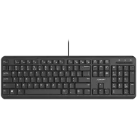 CANYON keyboard HKB-20 EN Velvet Wired Black