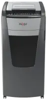Rexel AutoFeed+ 600M Paper Shredder Micro cut shredding 2x15mm P-5 110L, 55 dB, Grey/Black